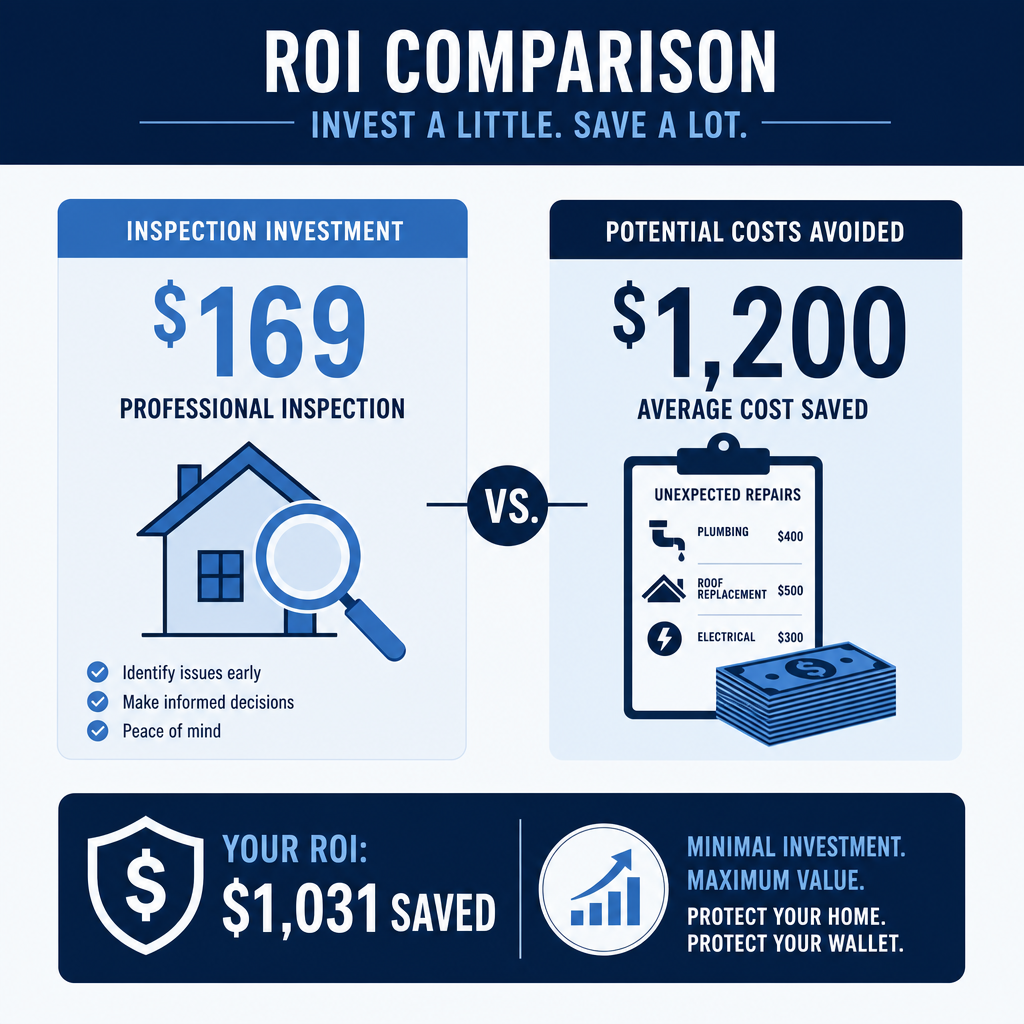 First order inspection ROI comparison chart