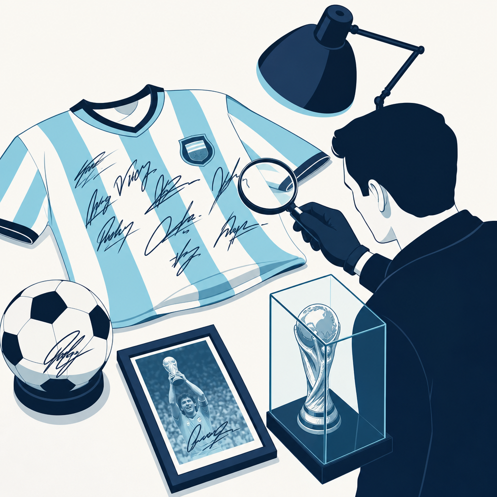 World Cup collectibles authentication inspection
